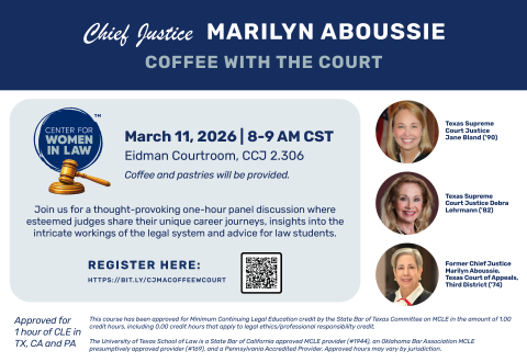 Coffee with the Court March 2026